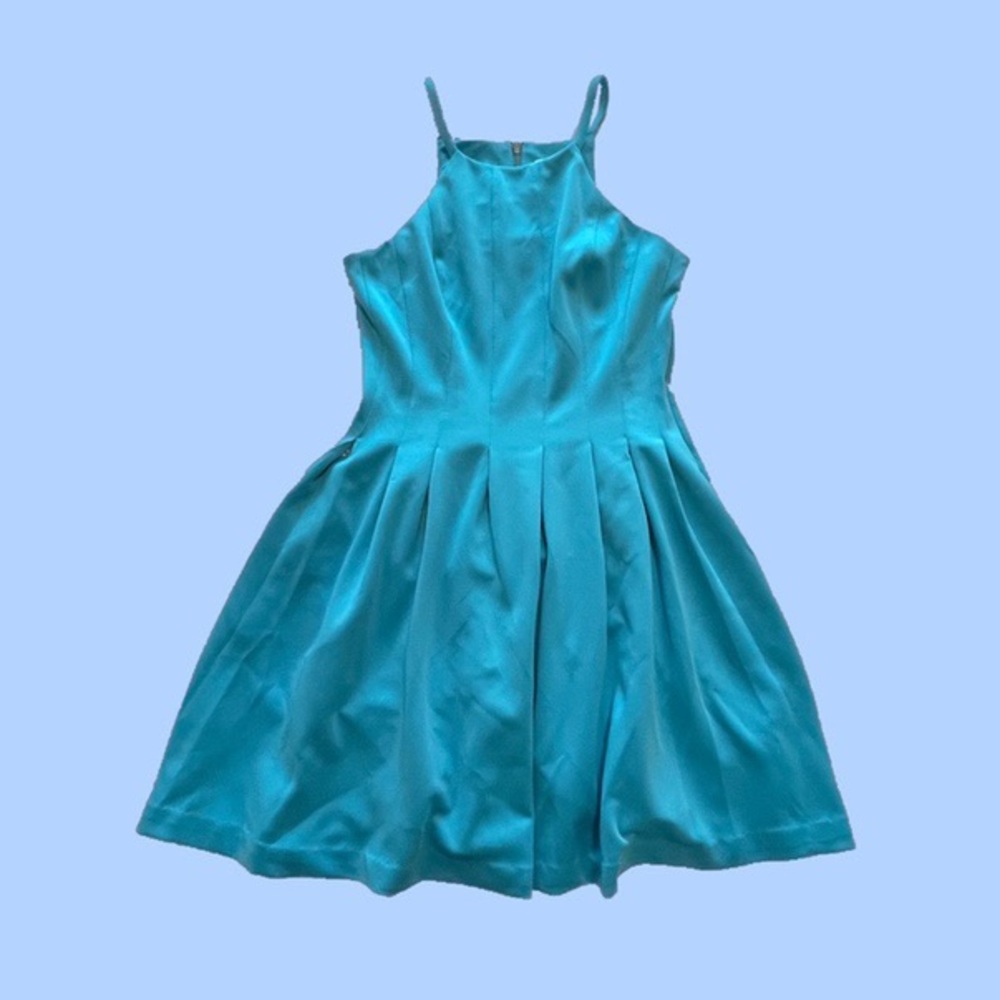 Teal blue Calvin Klein dress
